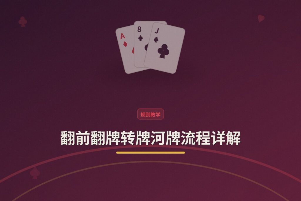 翻前翻牌转牌河牌流程 - 翻前翻牌转牌河牌流程详解:四条街决策的核心要点