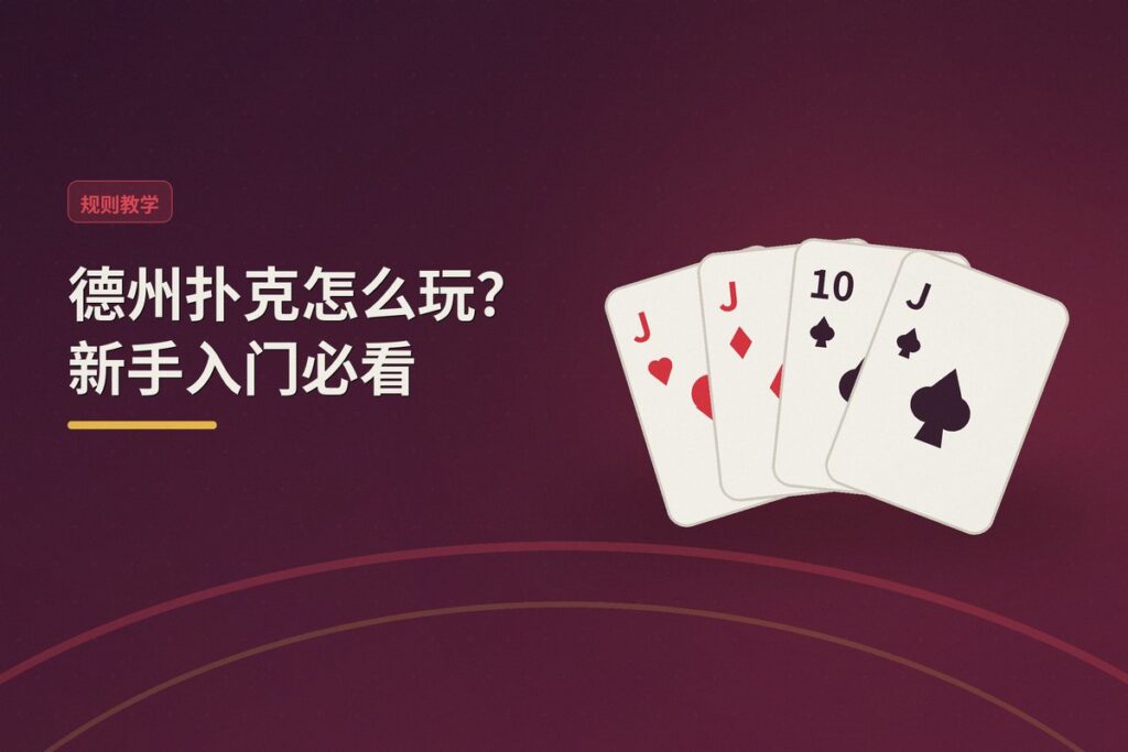 德州扑克怎么玩 - 德州扑克怎么玩?新手入门必看:规则、牌型与实战技巧全解析