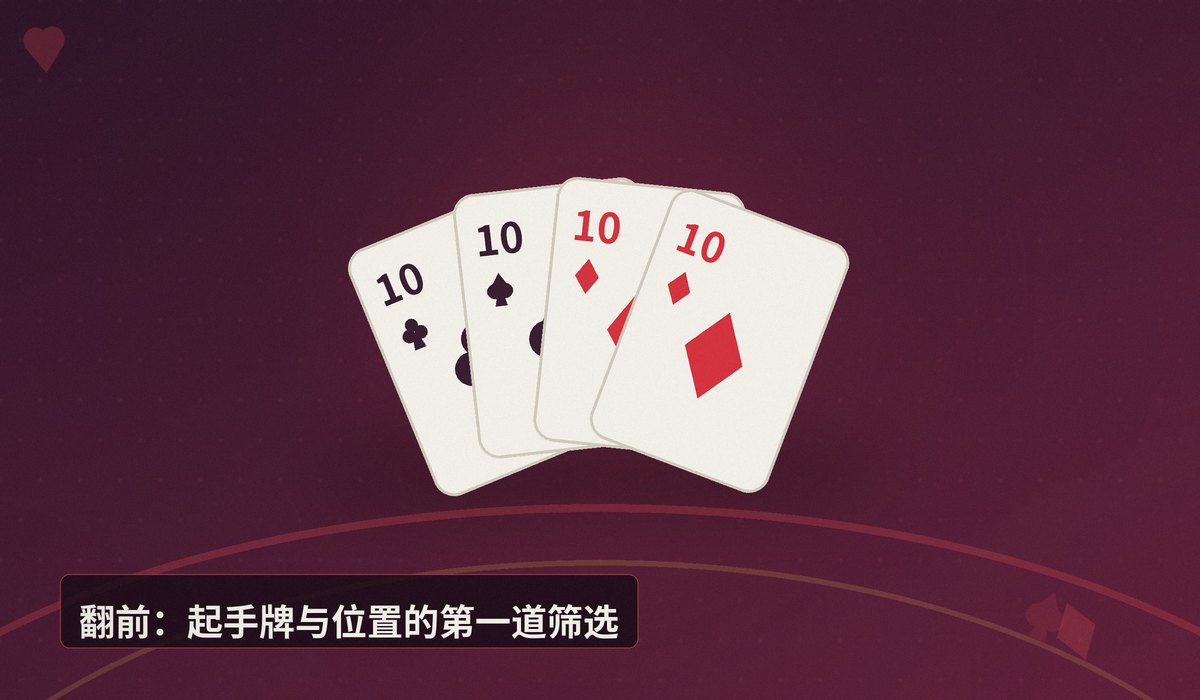 翻前翻牌转牌河牌流程 - 翻前翻牌转牌河牌流程详解:四条街决策的核心要点