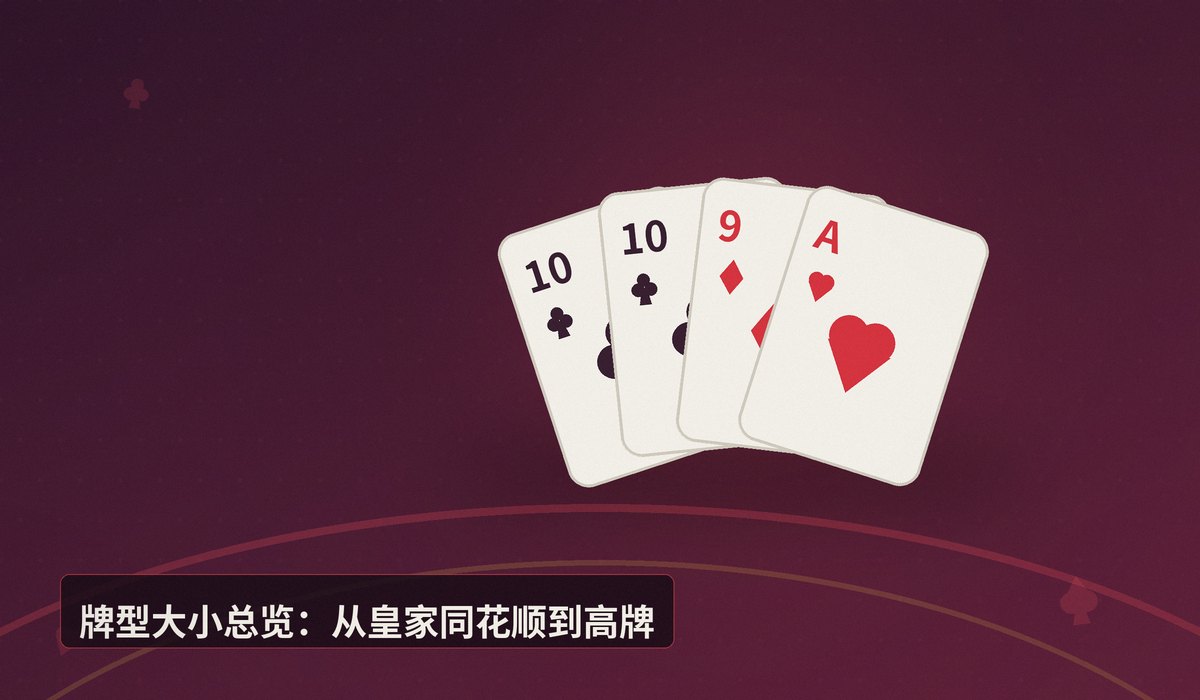 德州扑克牌型大小排序 - 德州扑克牌型大小排序:新手必知的10种牌型与比牌规则