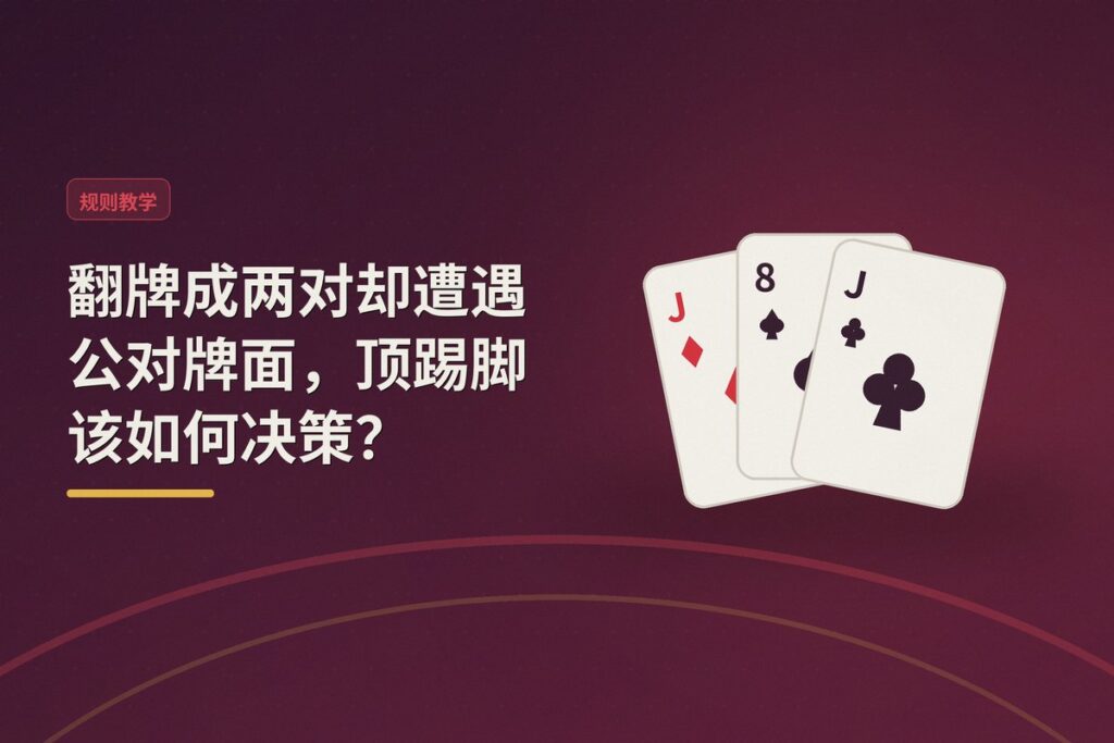 https://www.reddit.com/r/poker/comments/1uigjtu/two_pair_with_ace_kicker_on_paired_board/ - 翻牌成两对却遭遇公对牌面，顶踢脚该如何决策？