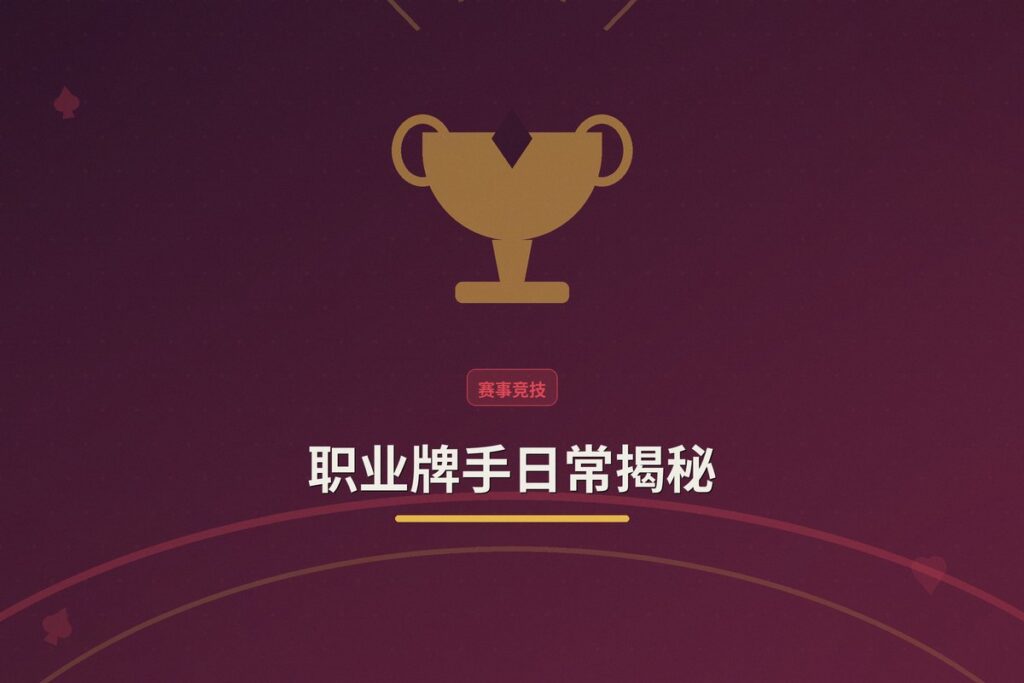 职业牌手的日常是怎样的 - 职业牌手日常揭秘：从复盘到实战，一天如何安排？